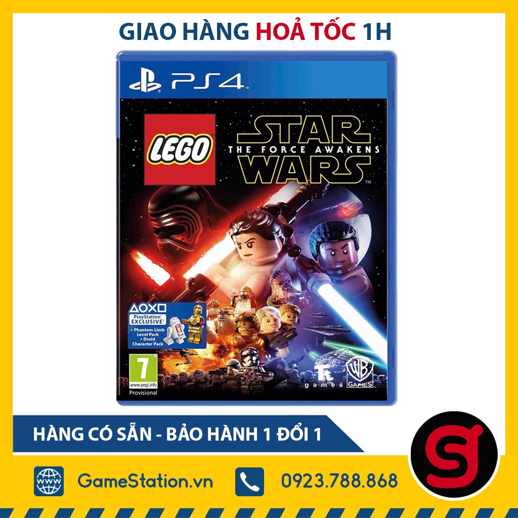 Đĩa Game PS4: Lego Star Wars The Force Awakens