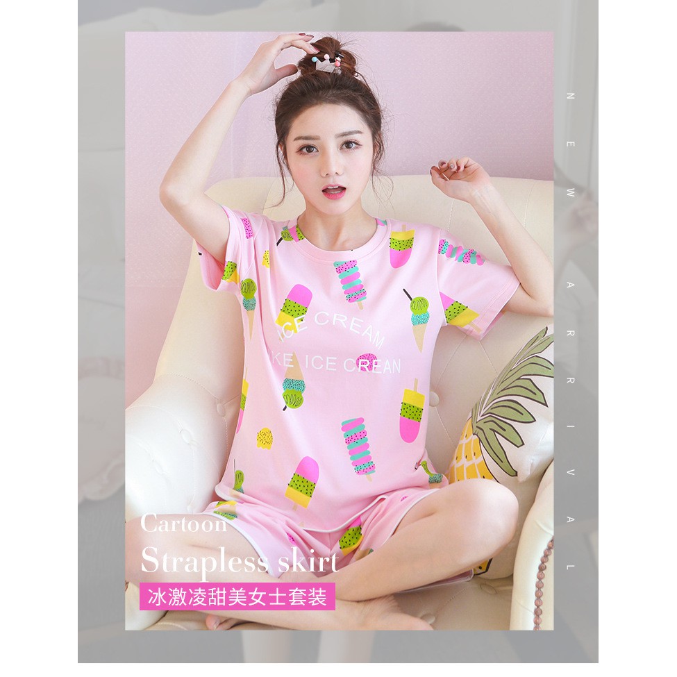 Bộ đồ ngủ nữ 100% cotton mềm mịn