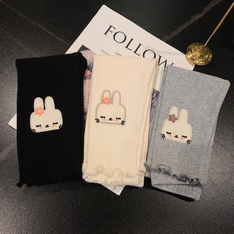 Quần Legging Cotton Mỏng Thoáng Khí Dễ Thương Thời Trang Xuân Thu Cho Bé Gái