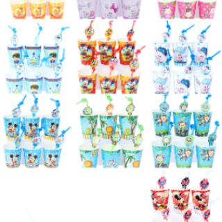 Ly giấy sinh nhật bé gái-set 6 cái (nhiều mẫu)