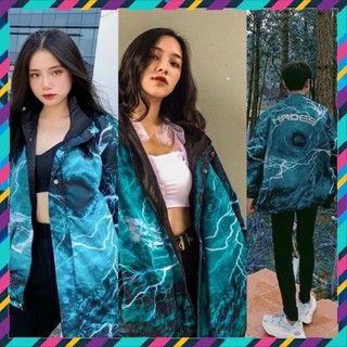 Áo khoác dù nam nữ - áo khoác jacket bomber form rộng in 7 màu logo hades hot trend - hn.store16