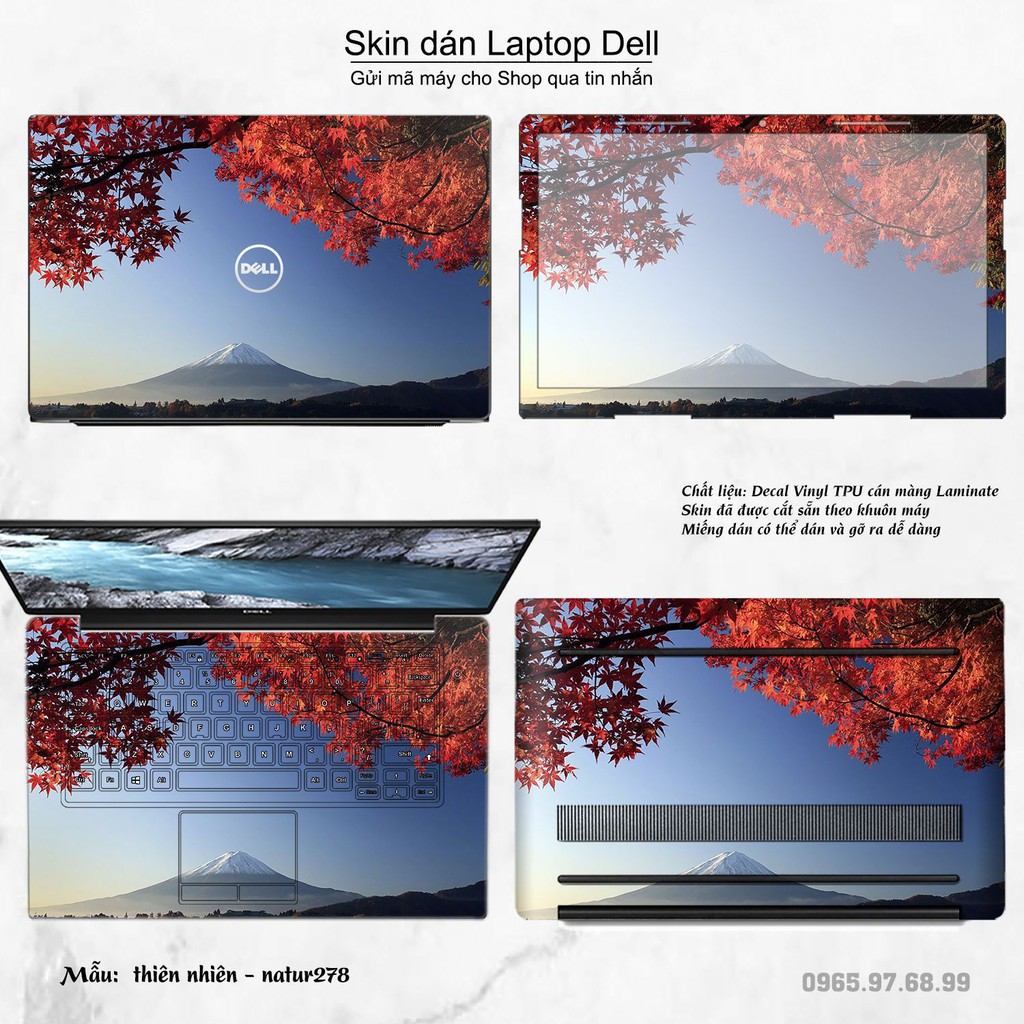 Skin dán Laptop Dell in hình thiên nhiên _nhiều mẫu 11 (inbox mã máy cho Shop)