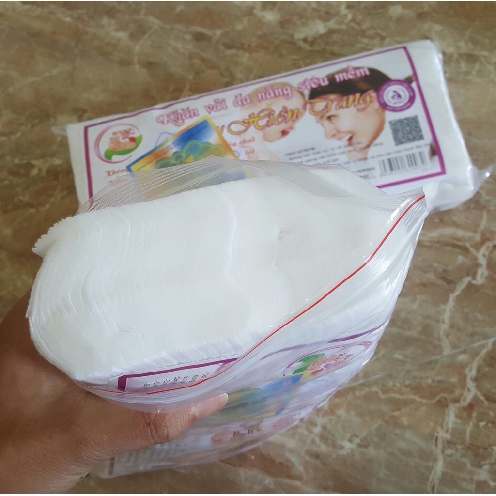 Khăn vải khô  đa năng  Baby Hiền Trang an toàn Gói 220g