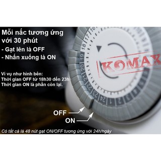 Ổ cắm hẹn giờ cơ TG-30M