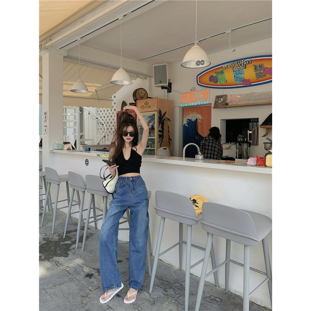 Áo Dây Nữ Cộc Tay Hở Eo Quyến Rũ