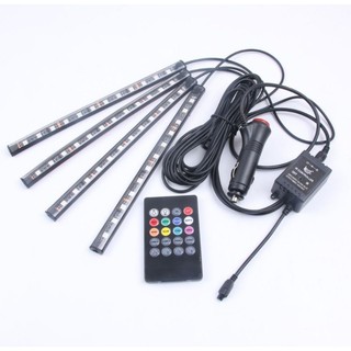 đèn led gầm ghế xe ô tô bộ cắm usb hoặc bộ cắm tẩu