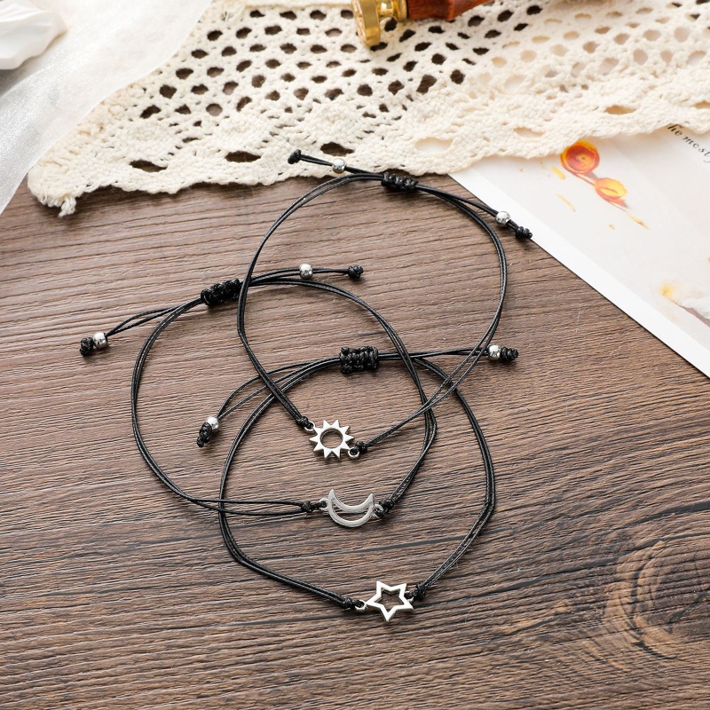 Bộ 3 Vòng Tay Tình Bạn Mặt Thẻ Khắc Chữ Best Friends