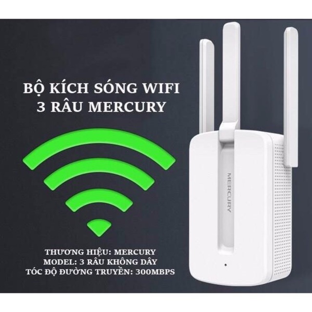 Bộ kích sóng wifi 3 râu cực mạnh hàng chính hãng | BigBuy360 - bigbuy360.vn