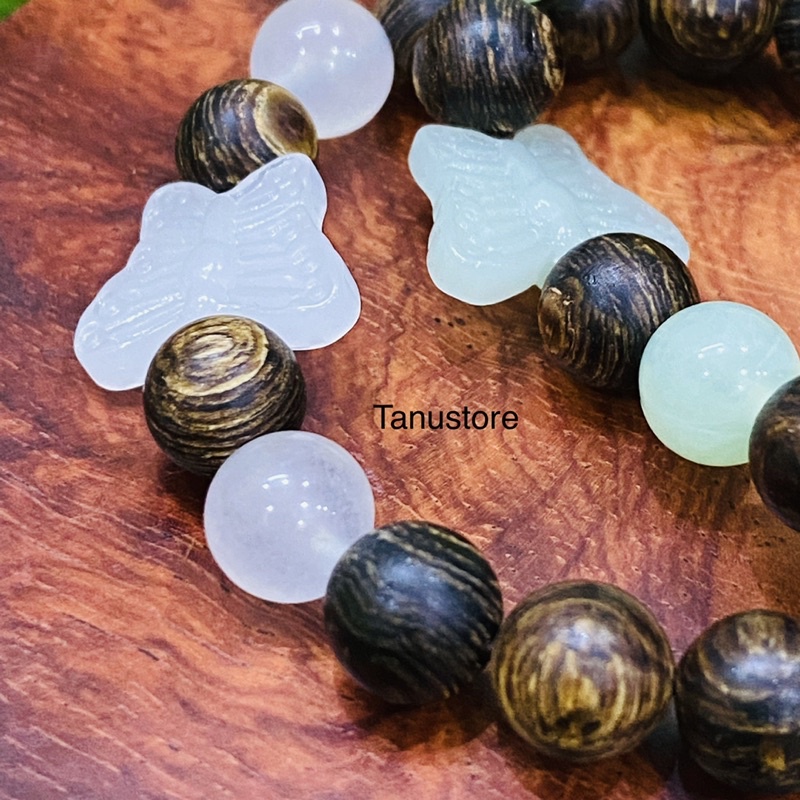 VÒNG TAY TRẦM SÁNH 8 LI MIX ĐÁ MÀU VÀ ĐÁ HOA VĂN SIÊU XINH, GIÁ RẺ, TĂNG ĐƠ NGẮN DÀI TUỲ CHỈNH- TANUSTORE