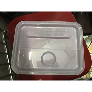 Nắp nhựa khay cơm inox 5 ngăn
