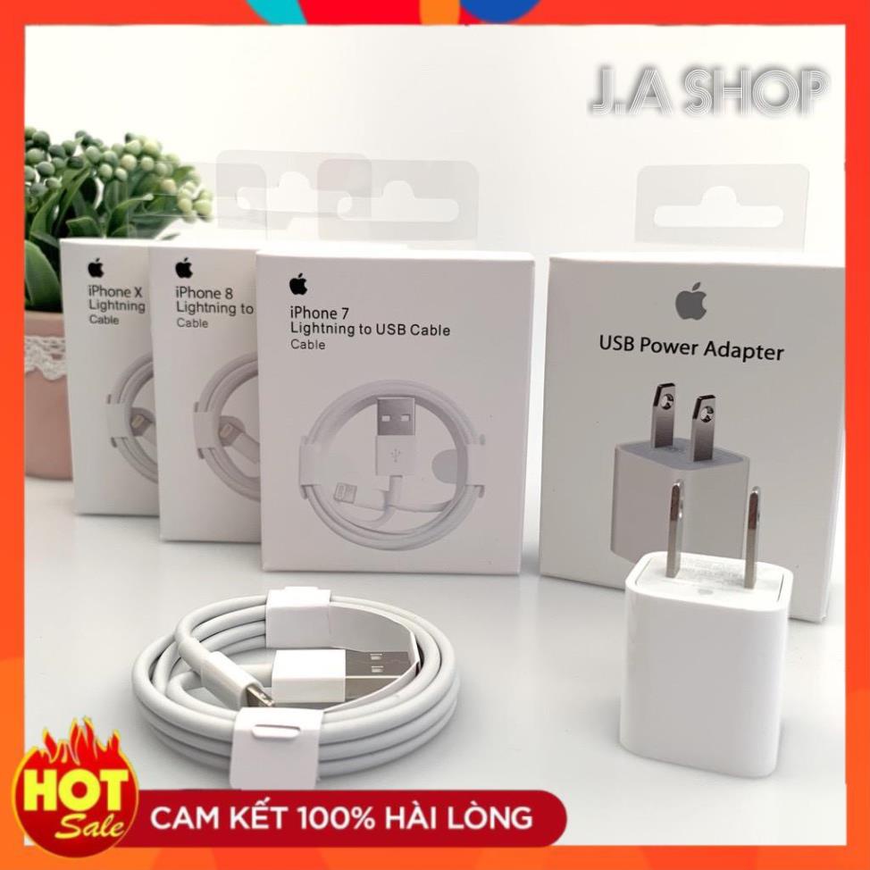 COMBO BỘ SẠC IPHONE CHÍNH HÃNG (BẢO HÀNH 1 ĐỔI 1) CÁC DÒNG 5/6/6s/6sPlus/7/8/7Plus/8Plus/X/Xsmax/11/12 ++