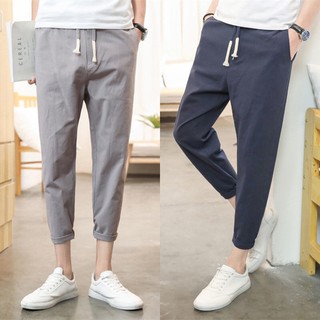 < FREESHIP> Quần kaki basic pant phong cách sắn gấu thời trang unisex