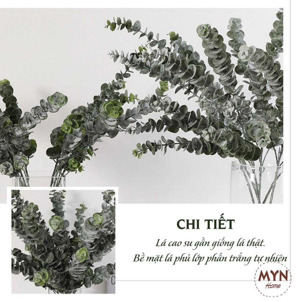 Cành Lá Táo Giả dài 78cm Trang Trí Phủ Mốc, Phụ kiện chụp ảnh, Trang trí nhà cửa