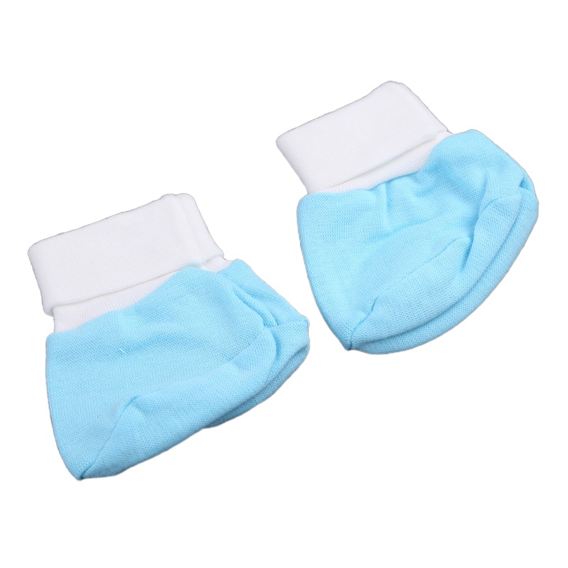 Bộ Găng Tay + Vớ + Găng Tay + Mũ Chống Trầy Xước Cho Bé Sơ