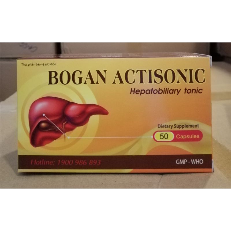 Bổ gan Actisonic Hỗ trợ bảo vệ tế bào gan và phục hồi chức năng gan