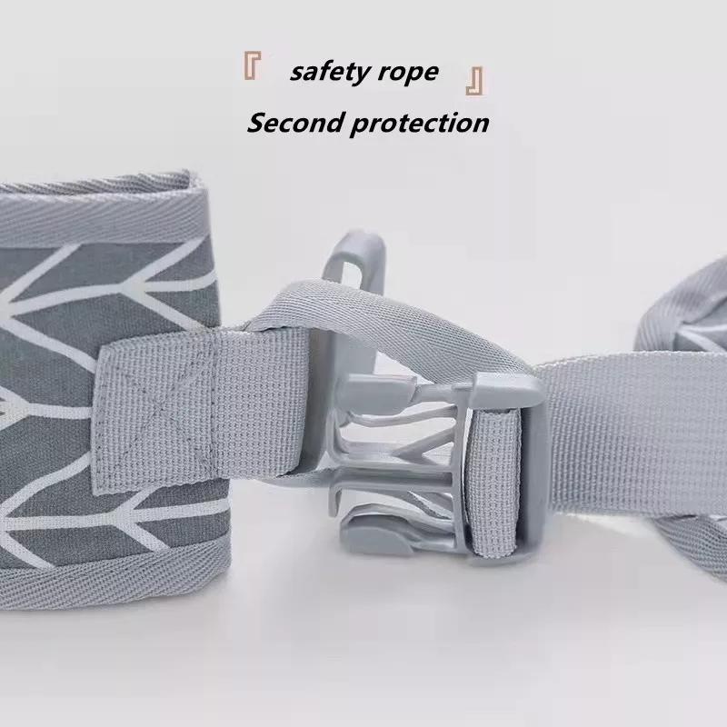 Đai địu em bé đeo một bên vai bằng cotton màu trơn nhỏ gọn tiện dụng
