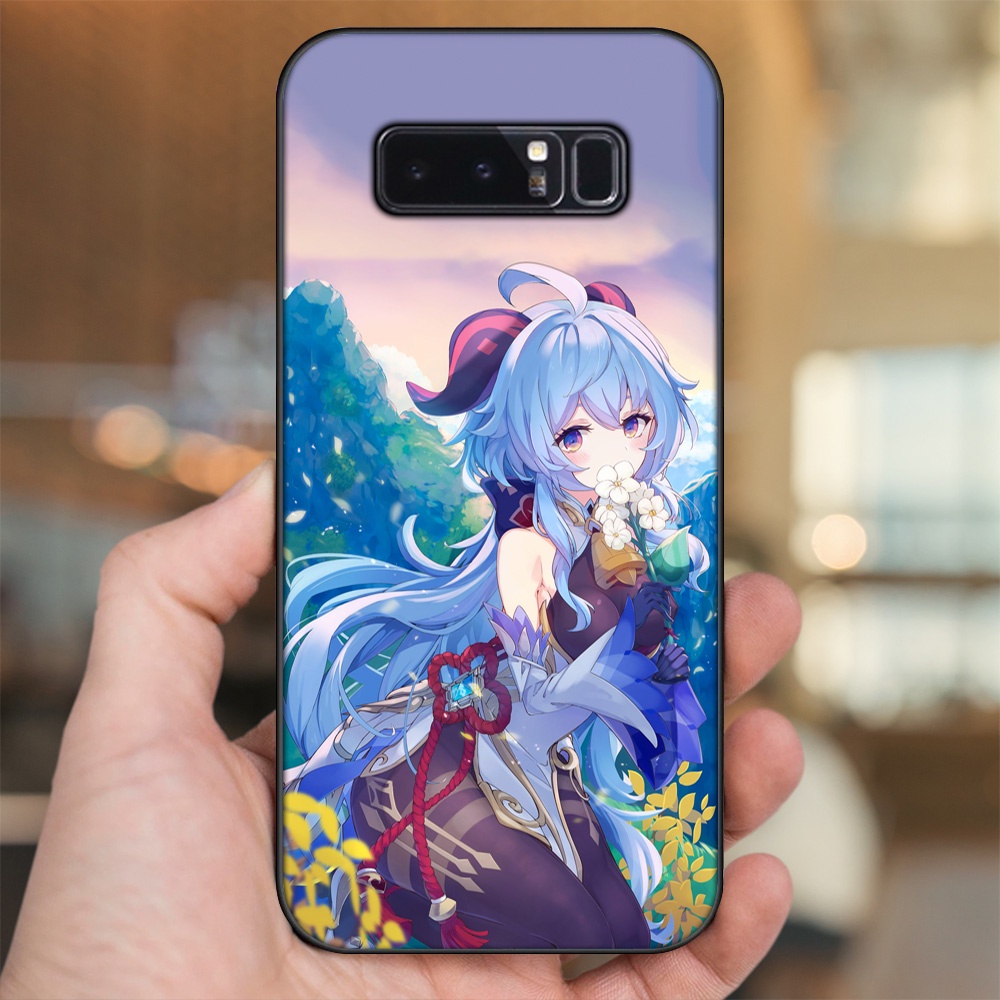 Ốp lưng Samsung Note 8 viền đen in hình Ganyu Genshin Impact