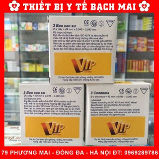 Bao Cao Su VIP PLuS Hộp 144 Cái [Bảo Mật Thông Tin Khách Hàng]
