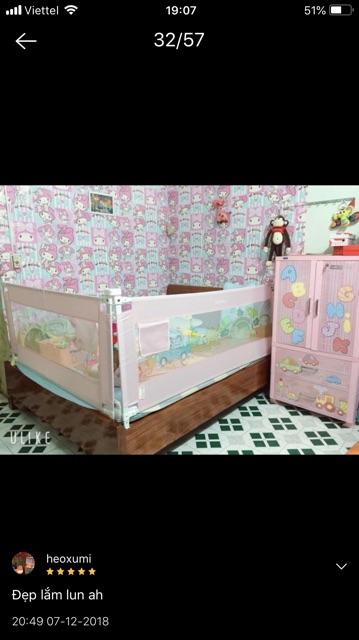 Thanh Chắn Giường kangbaby Cao Cấp