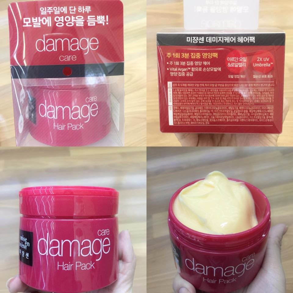 Kem Ủ Tóc Mise En Scène Damage Care Hair Pack – Hàn quốc