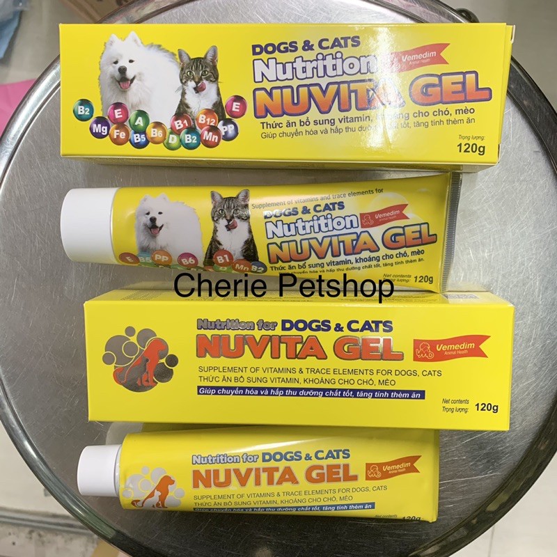 NUVITA GEL - Gel bổ sung Vitamin, khoáng chất cho chó mèo