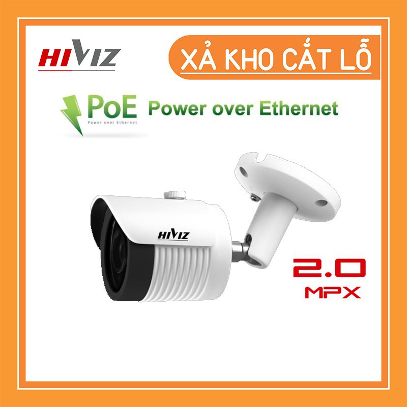 Camera HIVIZ IP POE HI-I202C25M/ HI-I212C20P 2.0MP - Hàng chính hãng | BigBuy360 - bigbuy360.vn