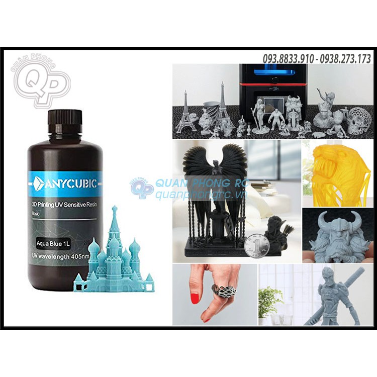 Resin Nhựa nước 3D Anycubic (500 ml)