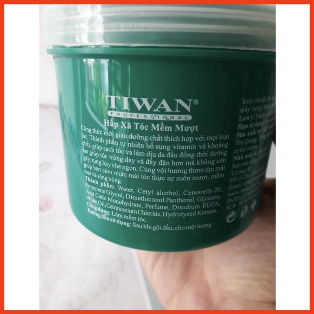 KEM HẤP Ủ TÓC, HẤP DẦU THẢO DƯỢC TIWAN 500ML