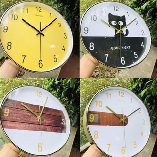 [Ảnh Thật] - bán - [Hàng Thật] Đồng hồ treo tường CAO CẤP phong cách Hiện Đại 30x30cm