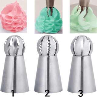 Đui balltips 3d hình cầu đúc bắt kem xoay trang trí bánh
