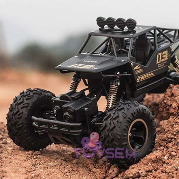 Đồ chơi xe điều khiển từ xa vượt địa hình 4 kênh 1:16 với pin sạc Li-ion 2000 mAh  - Quà tặng sinh nhật cho bé