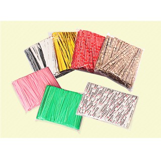 Dây kẽm buộc túi kẹo, bánh cookie, bánh mì , gói quà 8 cm (700~800 cộng)