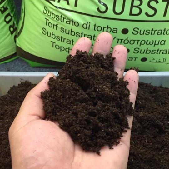 Giá thể đất hữu cơ Peat moss peatman - 1 bao 70l khoảng 16-+0.5kg - Nhà Vừng