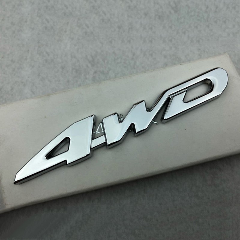 Miếng Dán Logo 4wd Trang Trí Xe Hơi Toyota Landcruiser Yaris Camry Vios