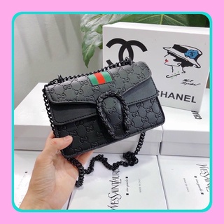 Túi Gucci đeo chéo 3 vạch - Túi đầu rồng 3 vạch dáng công sở size 22