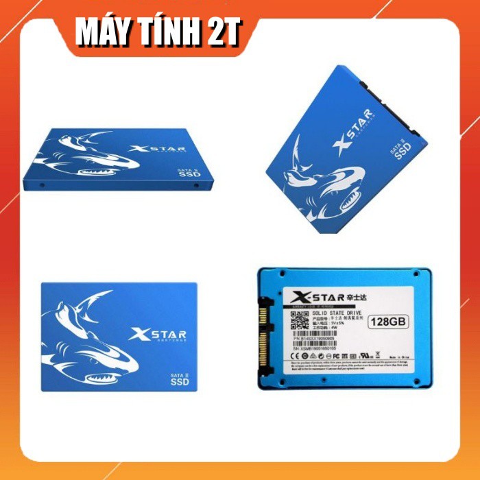Ổ Cứng SSD Xstar 128GB SATA III chính hãng - Chuẩn Kết Nối - Bảo hành 36 Tháng ( lỗi 1 đổi 1) - Máy Tính 2T