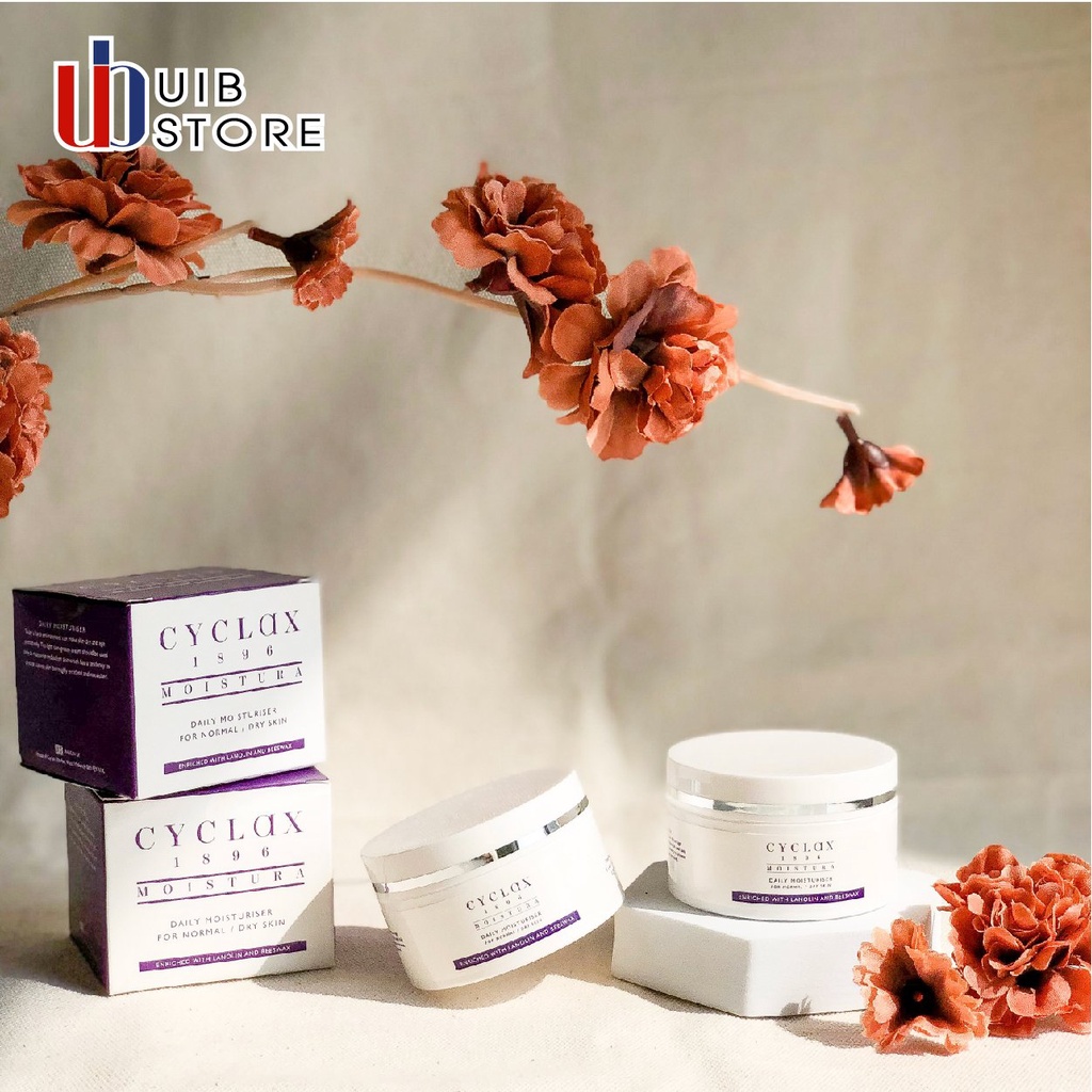 Kem dưỡng ẩm hằng ngày Daily moisturiser for normal/ dry skin dành cho da thường/ da khô 50gr CYCLAX