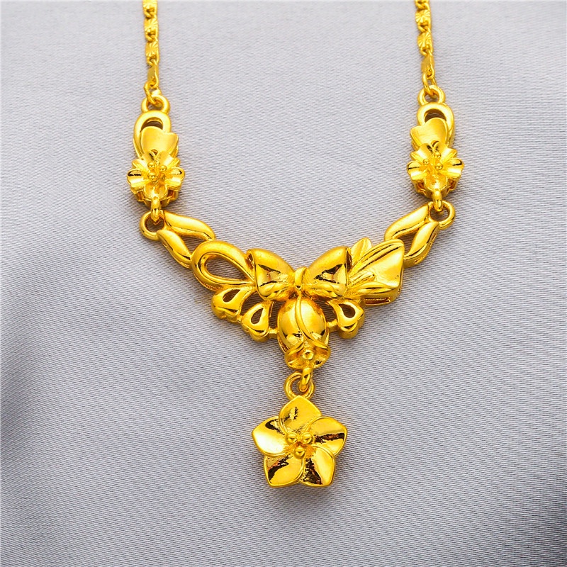 Dây Chuyền Mạ Vàng Đồng 2022 Kiểu Dáng Mới Thời Trang