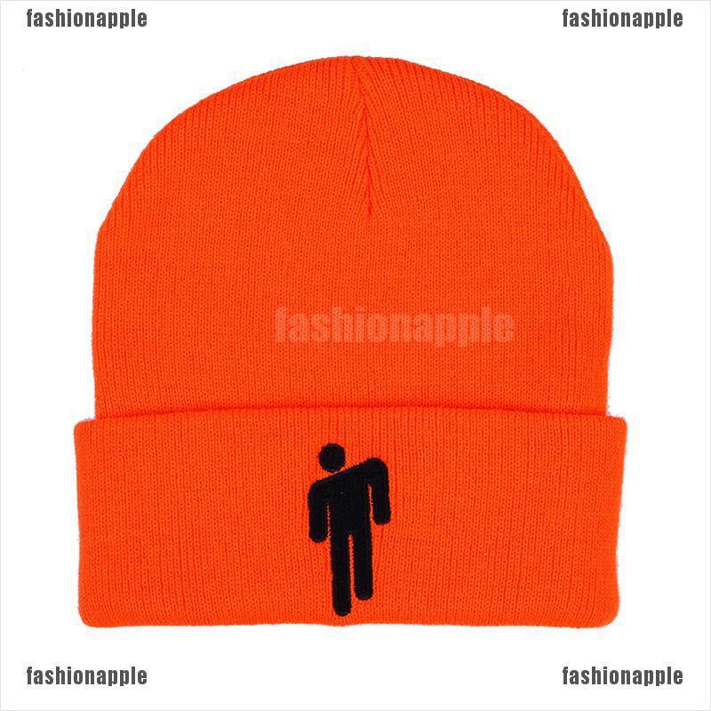 Mũ Beanie Dệt Kim Thêu Hình Billie Eilish Cá Tính