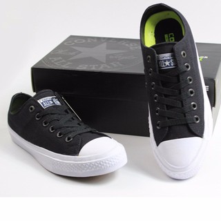 Giày ck2 allstar nữ cổ thấp xám đậm + tất