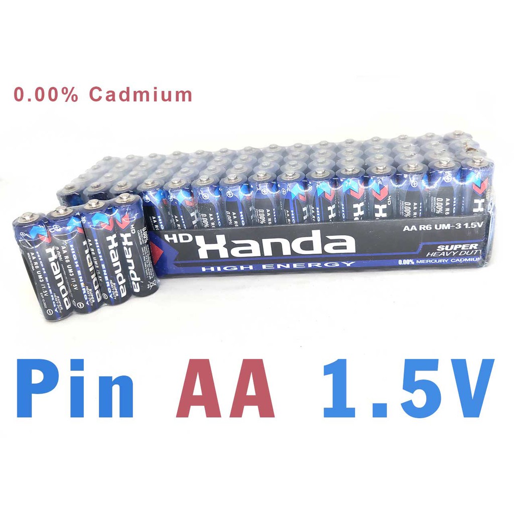 Pin AA vỉ 4 viên 1.5V thay thế pin cho đồng hồ treo tường, đồ chơi, thiết bị điện tử phổ biến R6 UM-3