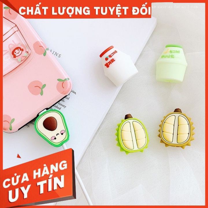 ☘️15 MẪU HOA QUẢ ĐỂ LỰA☘️ Phụ kiện bảo vệ đầu sạc cáp tai nghe chống đứt gãy dây cho iphone | BigBuy360 - bigbuy360.vn