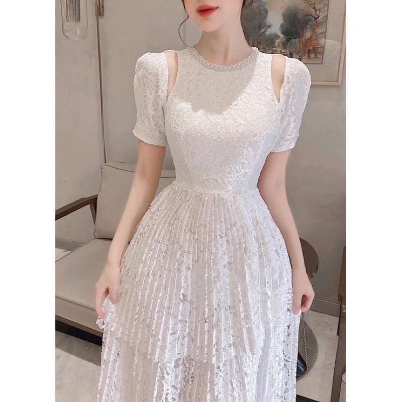 Đầm ren 2 tầng thanh lý