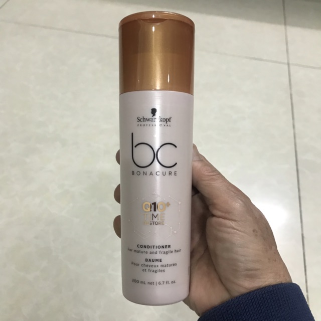 Dầu xả tái tạo tóc Schwarzkopf Q10 Time Restore Conditioner 200ml