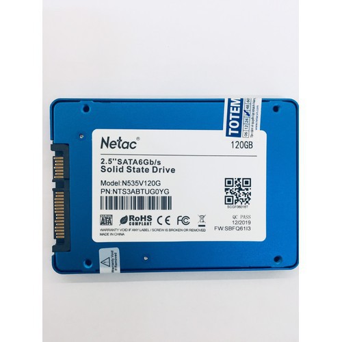 [Mã ELCLXU9 hoàn 10% xu đơn 400K] Ổ CỨNG SSD 120GB NETAC | BigBuy360 - bigbuy360.vn