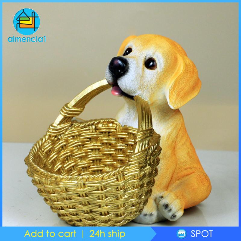 Giỏ Đựng Đồ Dùng Văn Phòng / Đồ Dùng Hình Chú Chó Để Bàn Trang Trí