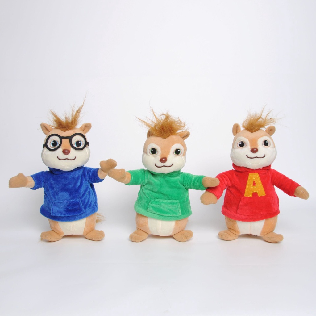 20cm Cute Alvin and The Chipmunks Theodore Simon Plush Stuffed Animal Doll Toy Gift