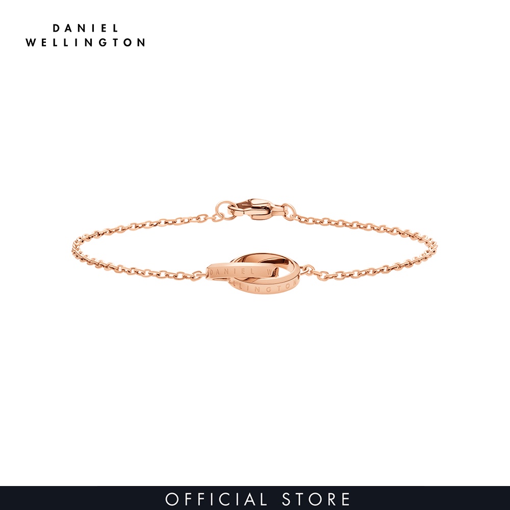 Vòng tay Daniel Wellington màu vàng hồng Elan Unity Bracelet