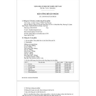 Giảm cân nâng mông SLim & Fit