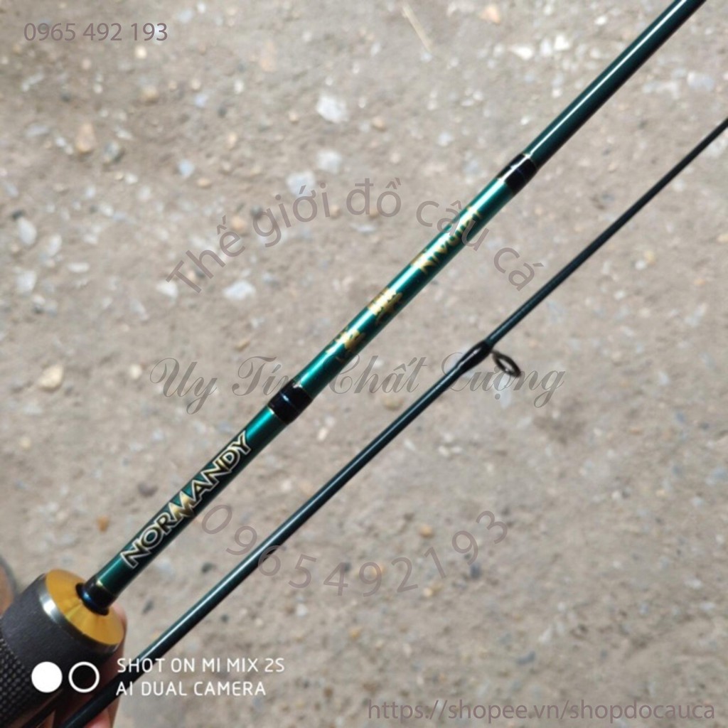 Cần câu lure Normandy Rivulet 1m8 máy đứng ( rẻ vô địch )